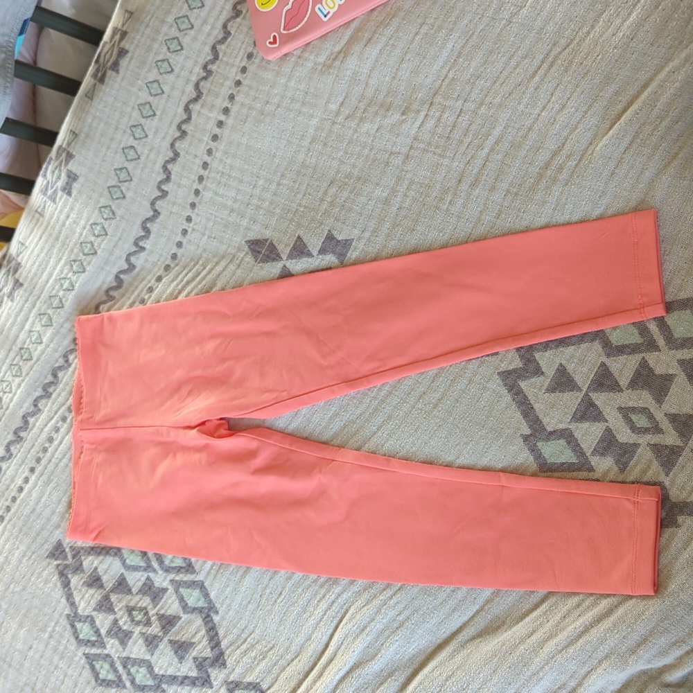 NWOT Tea kids' leggings, sunset pink size 6